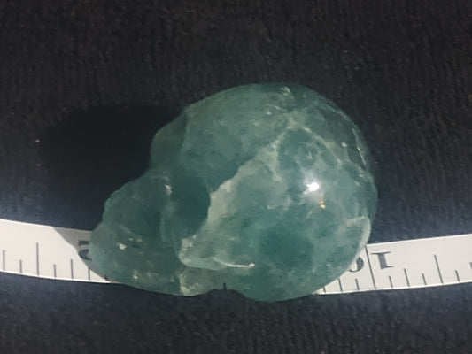 Green Fluorite Skull - Approx. 2 inches