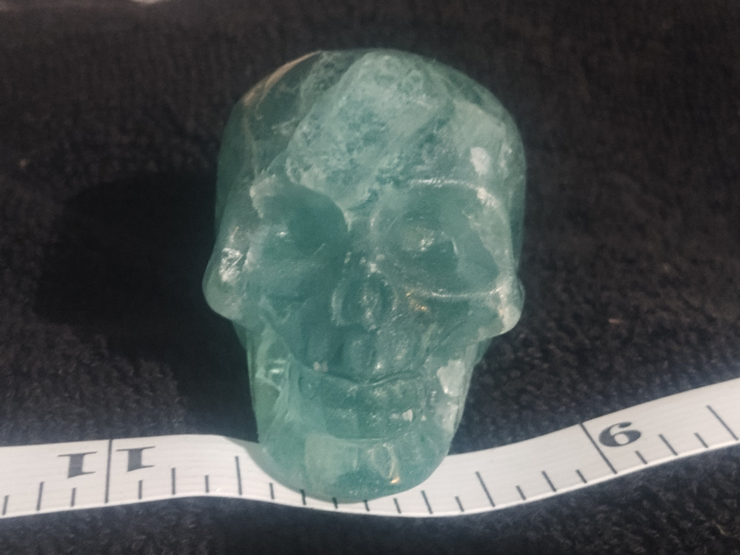 Green Fluorite Skull - Approx. 2 inches