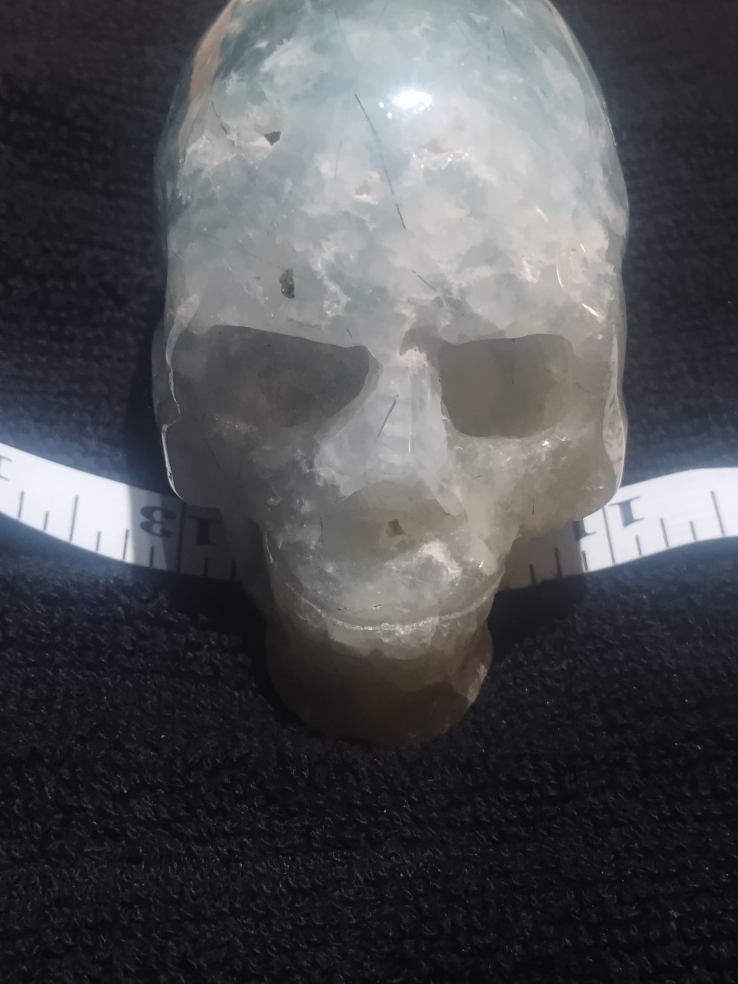 2x3.5" Prehnite Crystal Skull