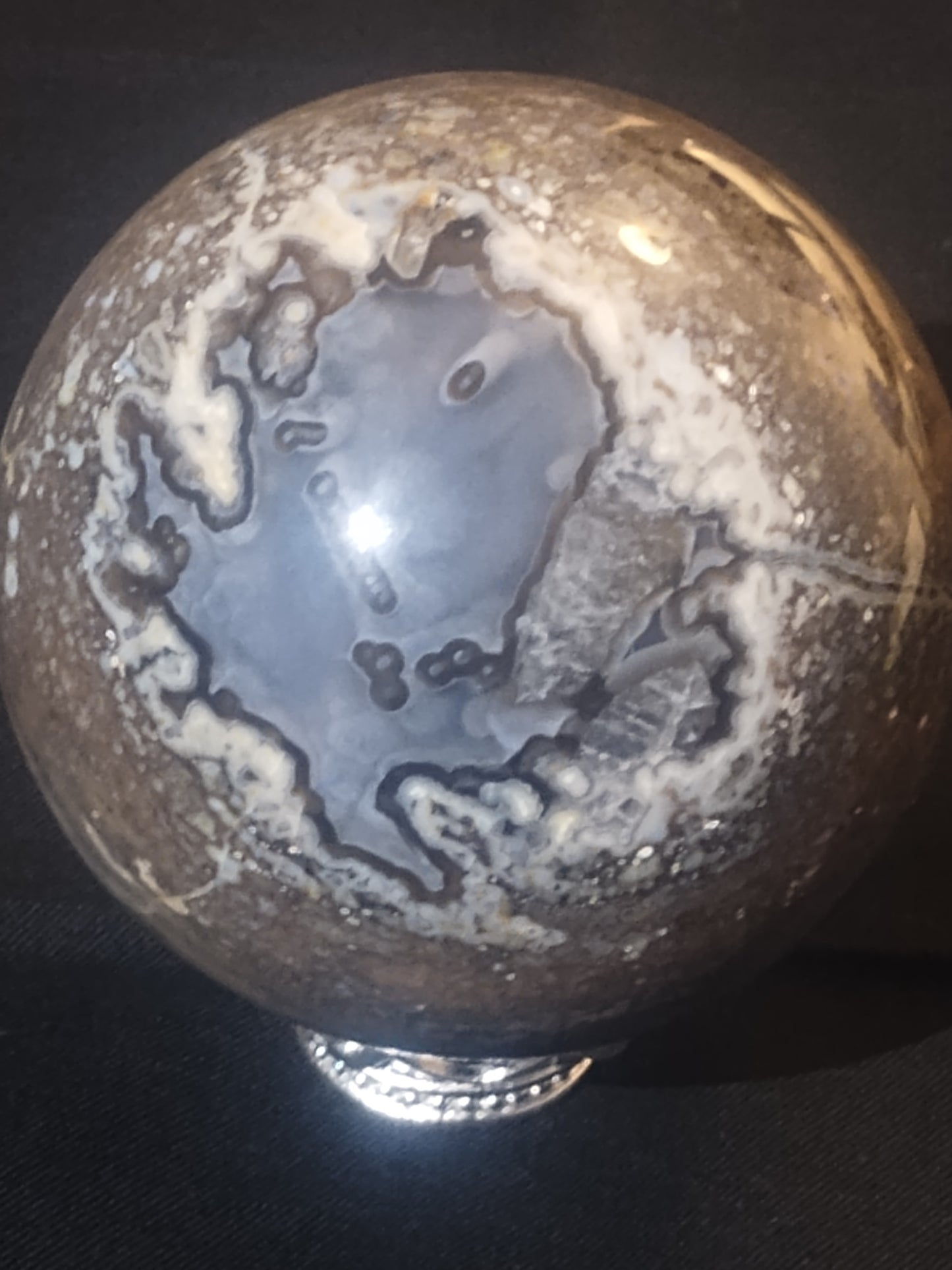 2.5" Volcano Agate Sphere