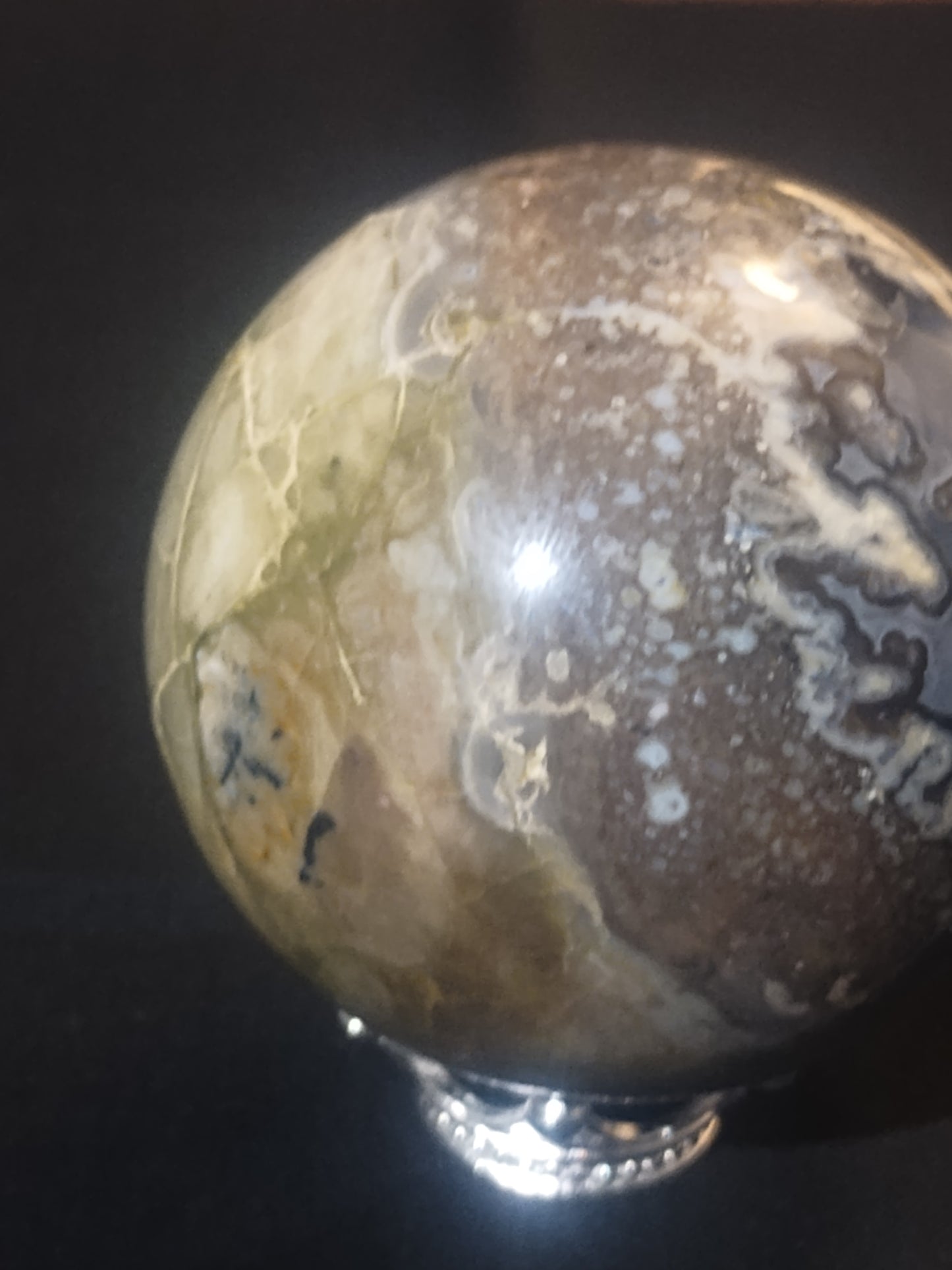 2.5" Volcano Agate Sphere