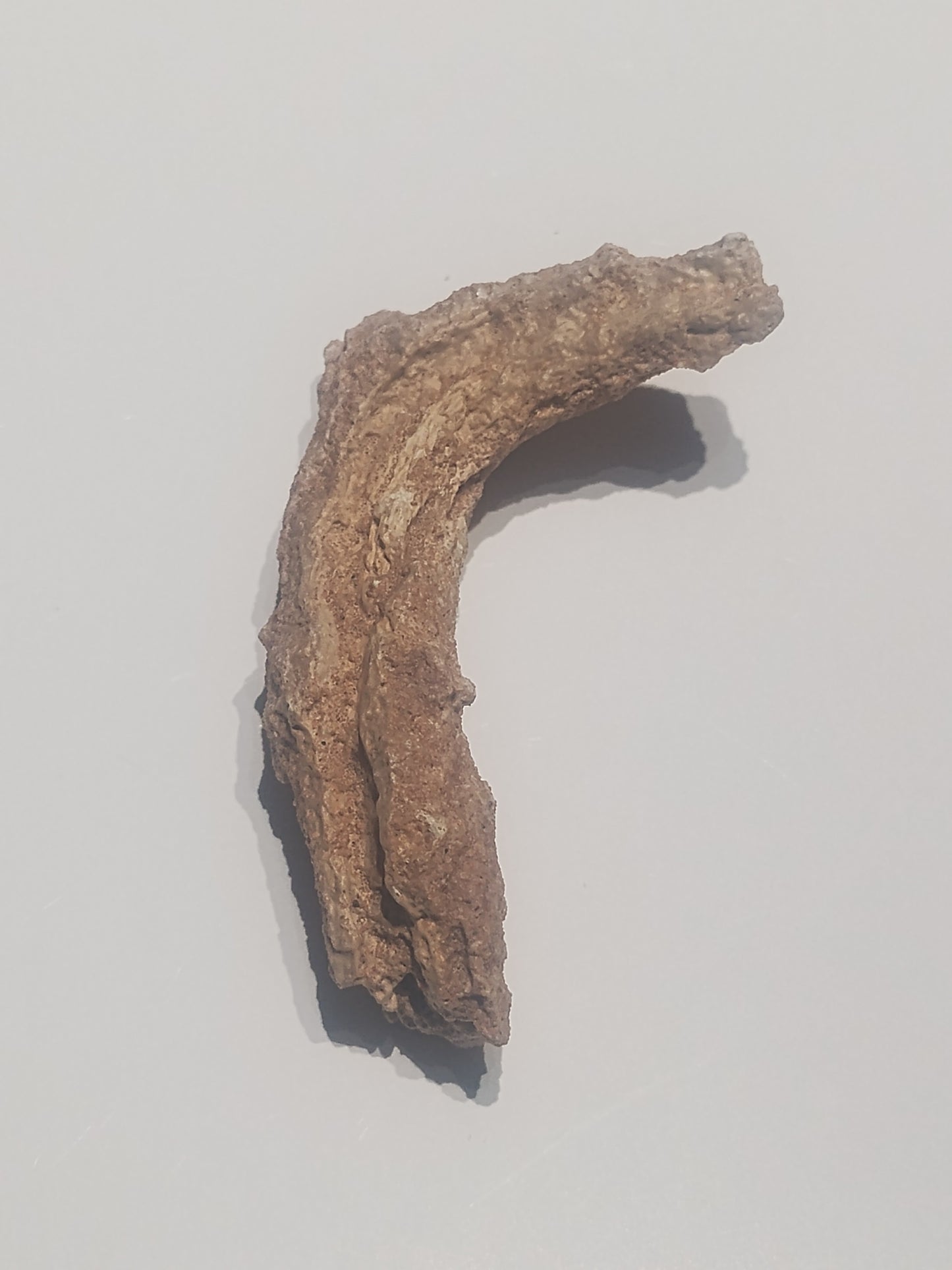 Unique L shaped Natural FULGURITE, Lightning Glass Specimen
