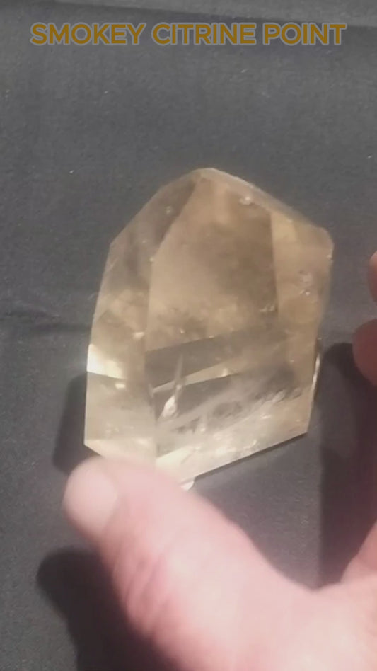 Smokey Citrine Quartz Freeform Tower- 3"
